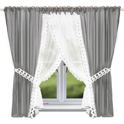 Fliying Komplet LG 258 bílá/šedá, 400 x 160 cm – Hledejceny.cz