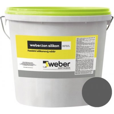 WEBER TON silikon 25 kg SE4B šedá