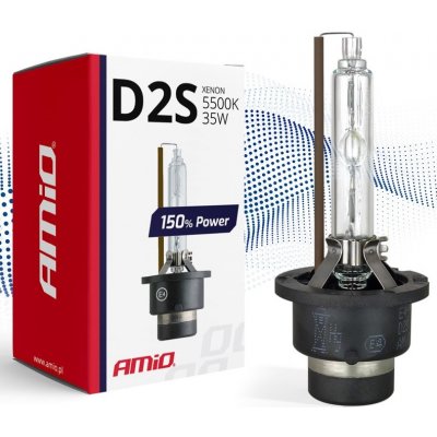 Amio Xenonová výbojka D2S 150% POWER 5500K – Zboží Mobilmania