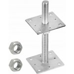 Domax PSR 110 (10*250) Patka sloupku stavitelná šroubem d24 – Zbozi.Blesk.cz