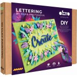 OKTO lettering výtvarný set malování hmotou create 30 × 40 cm – Hledejceny.cz