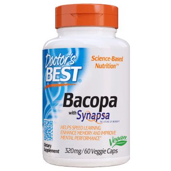 Doctor's Best Bacopa Monnieri Synapsa 320 mg 60 kapslí