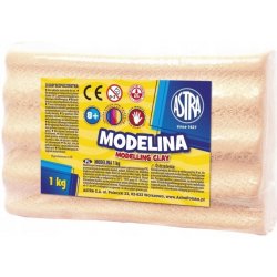 Astra Modelovací hmota do trouby modelíny 1kg Tělová