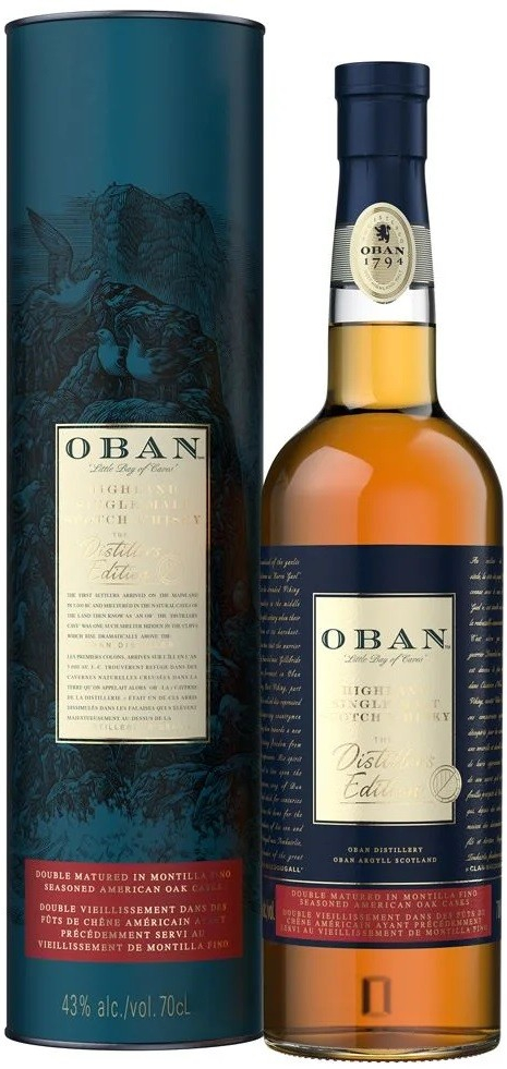 Oban Distillers Edition 2008 2022 43% 0,7 l (tuba)