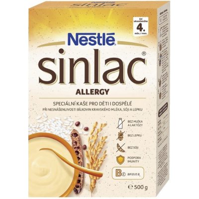 NESTLÉ Sinlac Allergy Kaše nemléčná speciální 500 g – Zboží Dáma