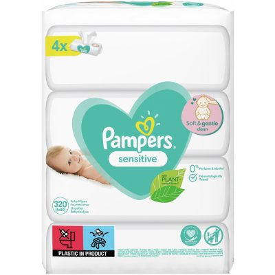 Pampers ubrousky Sensitive XXL 4 x 80 ks – Zboží Mobilmania