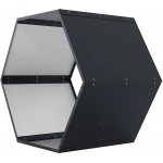 G21 Přístřešek na dřevo HEX 53 - 92 x 60 cm, antracitový – Zboží Mobilmania