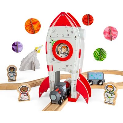 Bigjigs Rail Vesmírná raketa – Zboží Mobilmania
