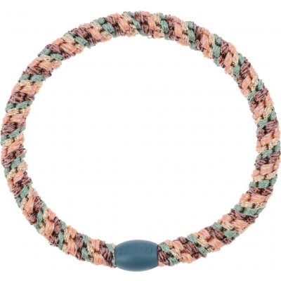KKNEKKI Gumička do vlasů Kknekki Slim Mix Plum Faded Green Glitter, multi barva, textil – Zboží Dáma