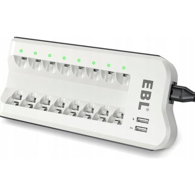 Varta LCD Charger + 4x AA 2600 mAh R2U & 12V & USB 57070201451 – Zboží Živě