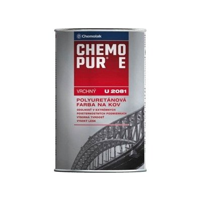 Chemolak CHEMOPUR E U2081 8185 červená 0,8l – Zbozi.Blesk.cz