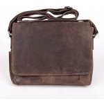 Greenwood Středně velká kožená hladká khaki Crossbody taška no. 113 – Hledejceny.cz