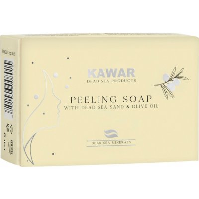 Kawar mýdlo peeling s pískem a minerály z mrtvého moře 120 g – Hledejceny.cz