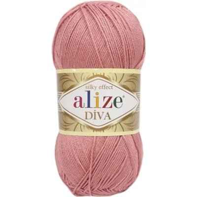 Alize Diva 354 starorůžová – Hledejceny.cz