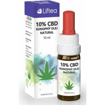 Liftea 10% CBD konopný olej 10 ml