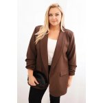 Kesi dámské sako s klopami Hnědá – Hledejceny.cz