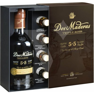 Dos Maderas P.X. 5y + 5y Tasting Kit 40% 0,7 l (dárkové balení Tasting Kit) – Hledejceny.cz