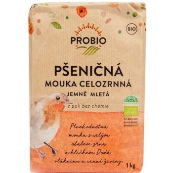 Bioharmonie Pšeničná mouka celozrnná jemně mletá 1kg