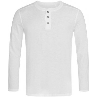 Stedman tričko s dlouhým rukávem Shawn Henley Bílá – Zboží Mobilmania