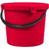 Úklidový kbelík Team Berry vědro s víkem plastové červené 10 l