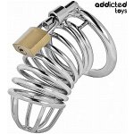 Addicted Toys Locked Iron Cell Metal Penis Cage M kovová klec na penis – Hledejceny.cz