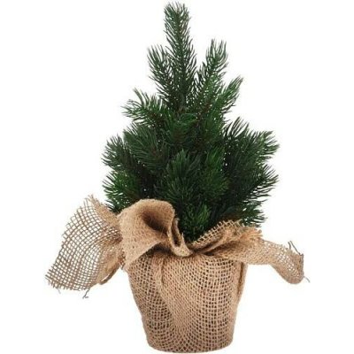 HOMESTYLING Vánoční dekorace stromek v jutovém pytli 30 cm KO-317910020 – Hledejceny.cz