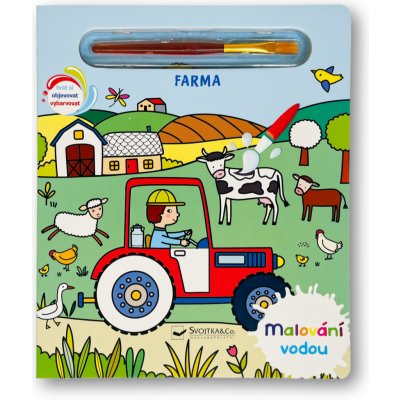 Lowlands Kouzelné malování vodou Farma omalovánky 15x19cm – Zboží Dáma