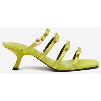 Versace Jeans Couture Fondo Fiona dámské pantofle na podpatku světle zelené