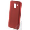 Pouzdro a kryt na mobilní telefon Samsung Pouzdro Forcell Jelly Matt Case TPU Samsung Galaxy J6 2018 červené