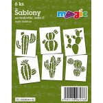Magic papírové šablony na malování KAKTUSY – Zboží Dáma