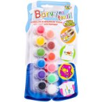 Barvy na textil štětec 12 ks na kartě – Zbozi.Blesk.cz