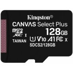 Kingston Canvas Select Plus Micro SDXC 128GB SDCS3/128GBSP – Zbozi.Blesk.cz