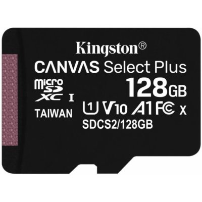 Kingston Canvas Select Plus Micro SDXC 128GB SDCS3/128GBSP – Zbozi.Blesk.cz