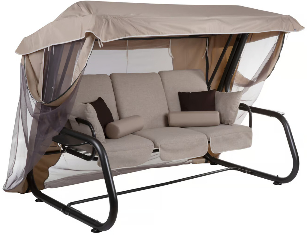 PATIO Venezia Lux s moskytiérou, polštářky a bočními stolky D048-05FB 448544