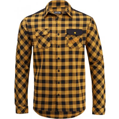 Silvini Farini pánská flanelová košile MJ2131 black-yellow – Zboží Dáma