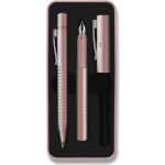 Faber Castell Grip Edition 2011 sada plnicí a kuličkové pero růžová – Sleviste.cz