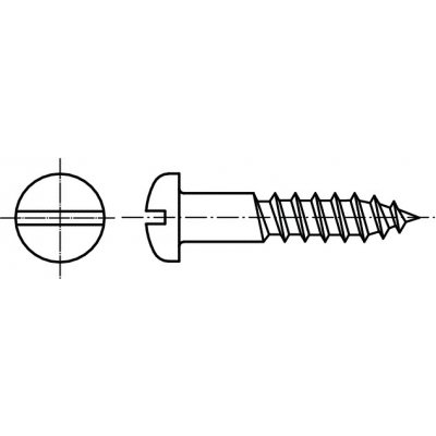 PROFISTYL DIN 96 vrut do dřeva s půlkulatou hlavou a průběžnou drážkou pozink Varianta: DIN 96 vrut půlkulatá hlava ZnB 4x50 – Hledejceny.cz