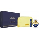 Versace Dylan Blue pour Femme EDP 100 ml + Dylan Blue pour Femme EDP 10 ml + kosmetická taška dárková sada – Hledejceny.cz