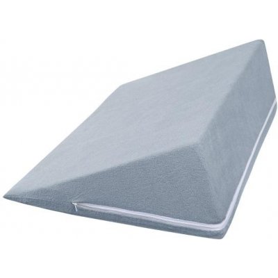 Bellatex na klínový podhlavník zip Froté modrošedá 80 x 50 x 20 cm – Sleviste.cz
