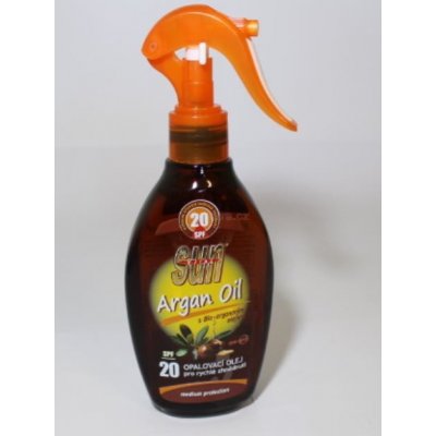 SunVital Argan Oil opalovací olej SPF20 MR 200 ml – Zboží Mobilmania