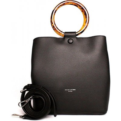 David Jones Paris originální módní tříoddílová kabelka do ruky CM5672A černá – Zboží Mobilmania