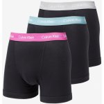 Calvin Klein Cotton St Classic Fit Trunk 3-Pack Black/ Wild Aster/ Grey Heather/ Artic Green WB – Hledejceny.cz