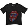 Dětské tričko The Rolling Stones kids Embellished t-shirt: British Tongue diamante