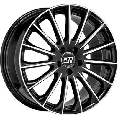 MSW 30 7,5x17 5x112 ET48 gloss black polished – Hledejceny.cz