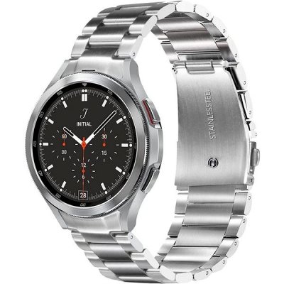 Drakero Kovový řemínek stříbrný pro Samsung Galaxy Watch 4, 5 a 6 10239