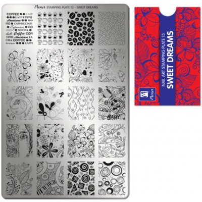 Moyra Stamping Deska na razítka č.13 Sweet dream – Zboží Dáma