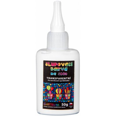 Barva na sklo transparentní odstín bílá 50 g – Zbozi.Blesk.cz