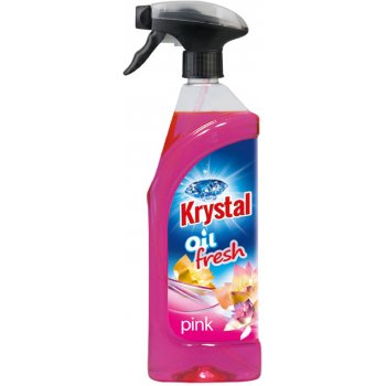 Krystal osvěžovač olej ový s rozprašovačem růžový 750 ml