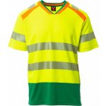 Payperwear Dvoubarevné pracovní triko Alley s vysokou viditelností žlutá fluo zelená 5XL – Zboží Dáma