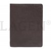 Peněženka Lagen pánská peněženka kožená 2103/E Brown